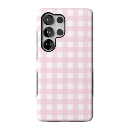 Pink Plaid | Sunday Best Case Phone Case get.casely Bold Flex + MagSafe® Galaxy S25 Ultra
