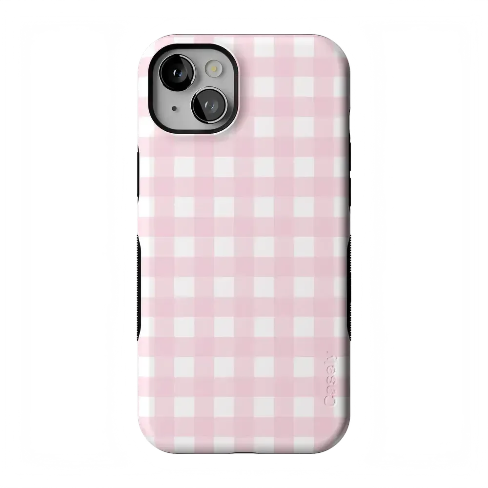 Pink Plaid | Sunday Best Case Phone Case get.casely Bold Flex + MagSafe® iPhone 15 Plus