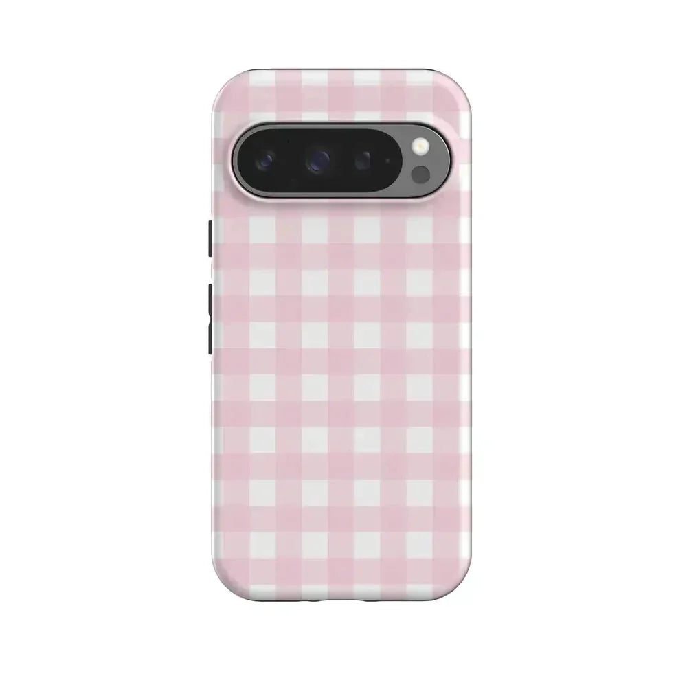 Pink Plaid | Sunday Best Case Phone Case get.casely Essential + MagSafe® Google Pixel 10 Pro