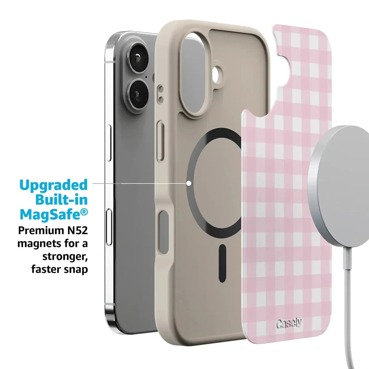 Pink Plaid | Sunday Best Case Phone Case get.casely
