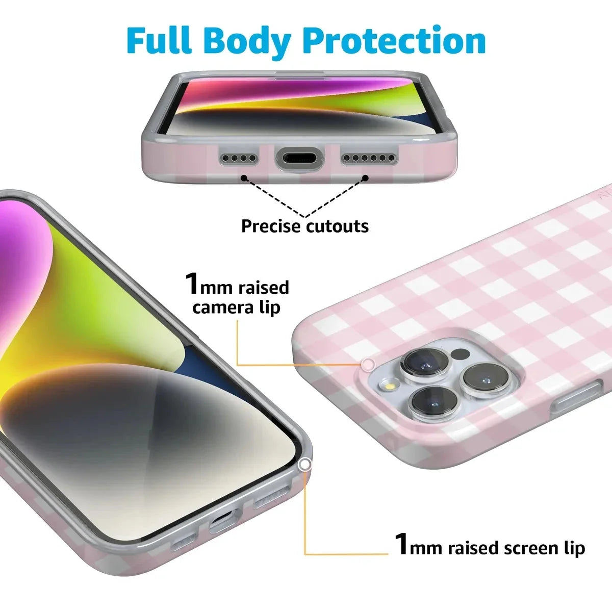 Pink Plaid | Sunday Best Case Phone Case get.casely