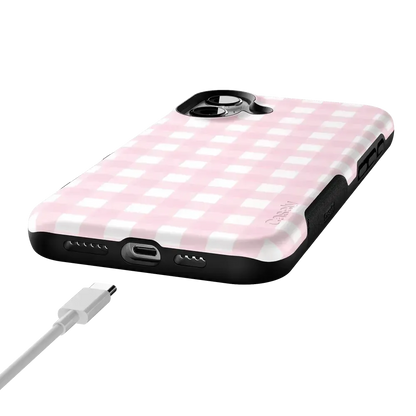 Pink Plaid | Sunday Best Case Phone Case get.casely