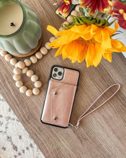 Pink Vegan Leather | Wallet Case iPhone Case get.casely