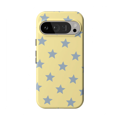 Shine Bright | Butter Yellow Stars Case - Google Pixel 9 Pro
