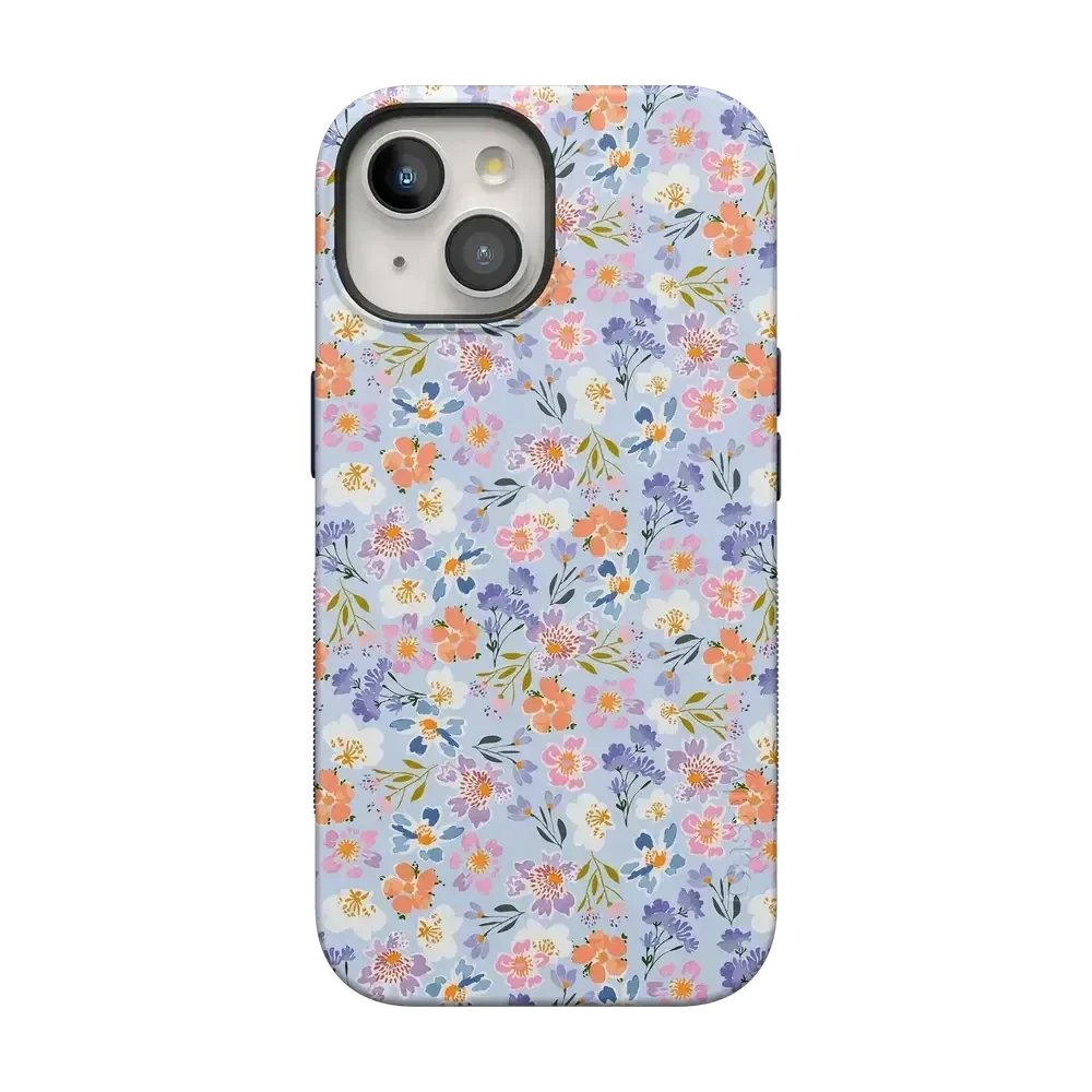 Poppy Meadows | Pastel Floral Case iPhone Case get.casely Bold Flex + MagSafe® iPhone 15 Plus