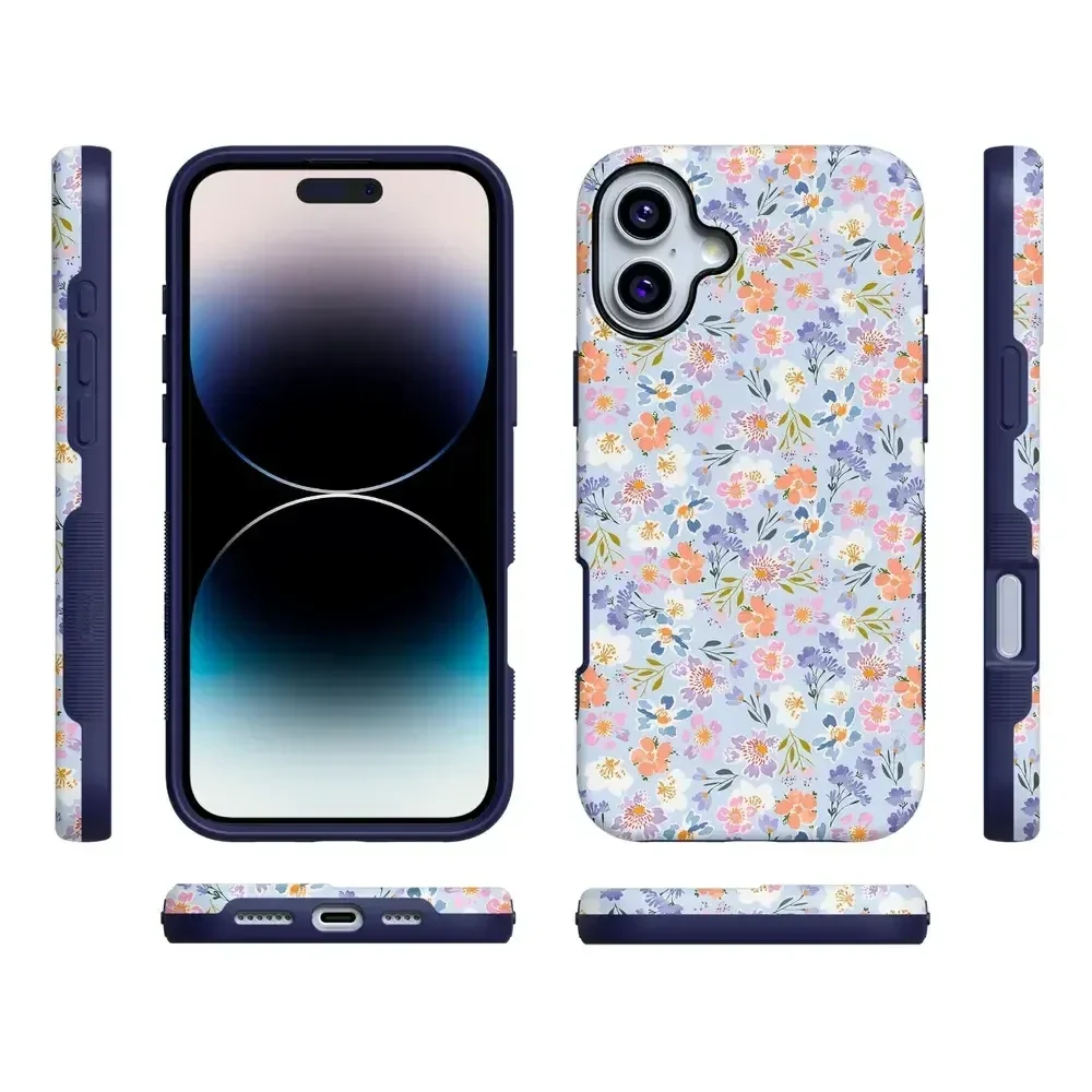 Poppy Meadows | Pastel Floral Case iPhone Case get.casely