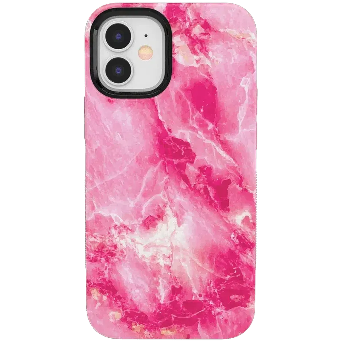 Pretty in Pink | Hot Pink Marble Case iPhone Case get.casely Bold iPhone 12 Mini