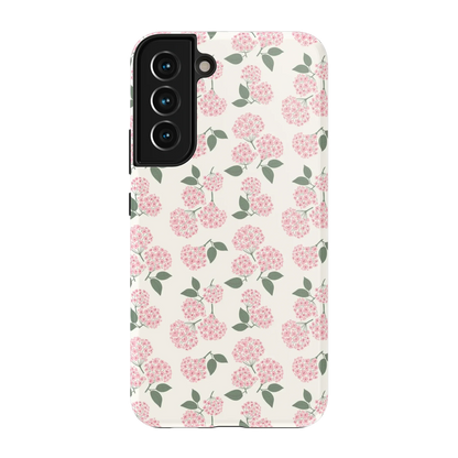 Nantucket Cottage | Pink Hydrangea Case - Galaxy S22 Plus