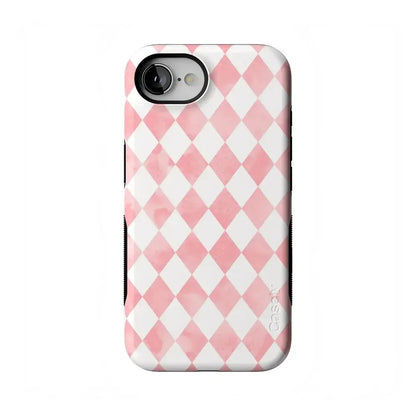 Queen of Diamonds | Pink Watercolor Case Phone Case Casetry Bold Flex + MagSafe® iPhone 16e