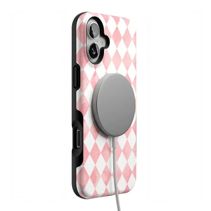 Queen of Diamonds | Pink Watercolor Case Phone Case Casetry