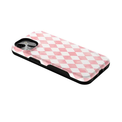 Queen of Diamonds | Pink Watercolor Case Phone Case Casetry