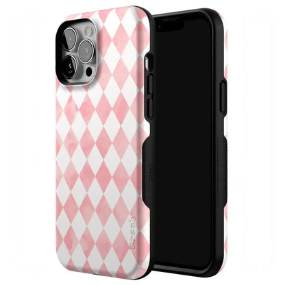 Queen of Diamonds | Pink Watercolor Case Phone Case Casetry