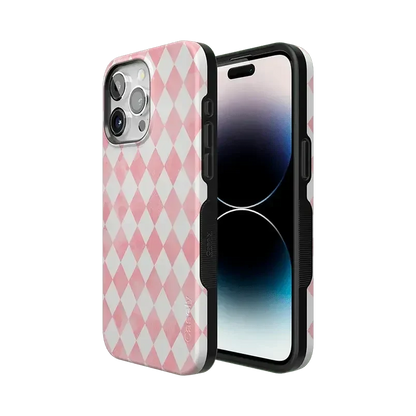Queen of Diamonds | Pink Watercolor Case Phone Case Casetry