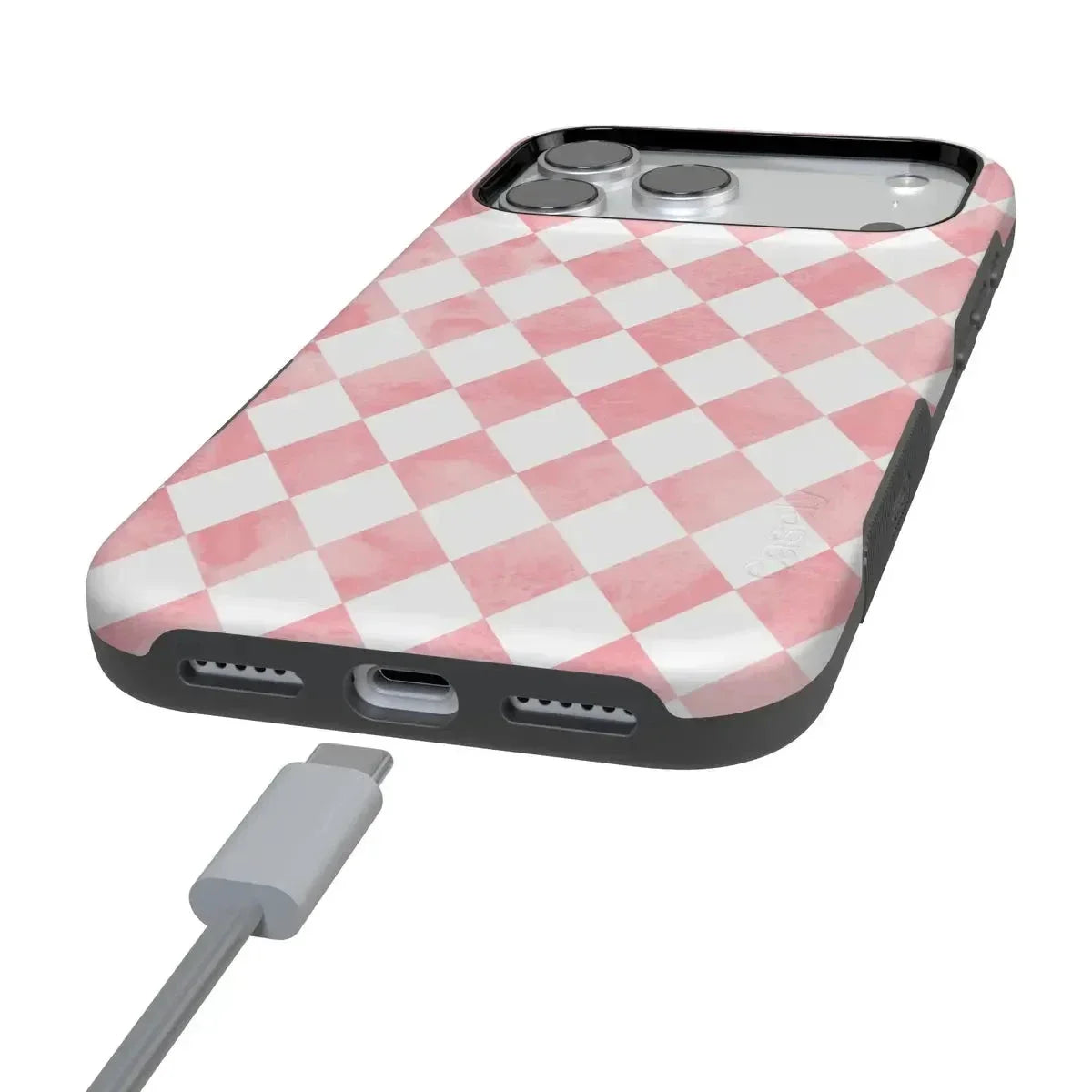 Queen of Diamonds | Pink Watercolor Case Phone Case Casetry