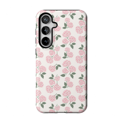 Nantucket Cottage | Pink Hydrangea Case - Galaxy S24 Plus