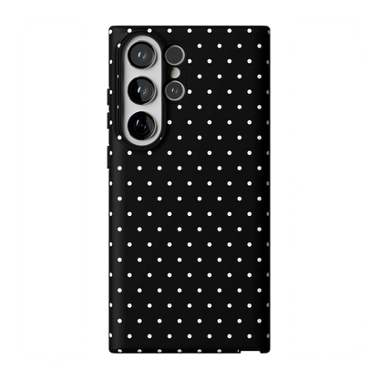On the Dot | White Polka Dot Case