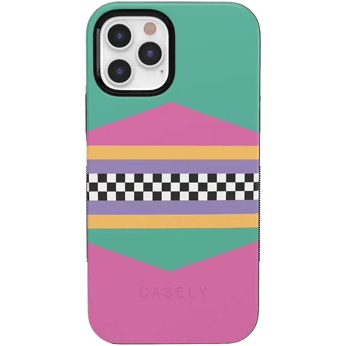 Rad Dad | 80's Colorblock Case iPhone Case get.casely Bold + MagSafe® iPhone 12 Pro Max