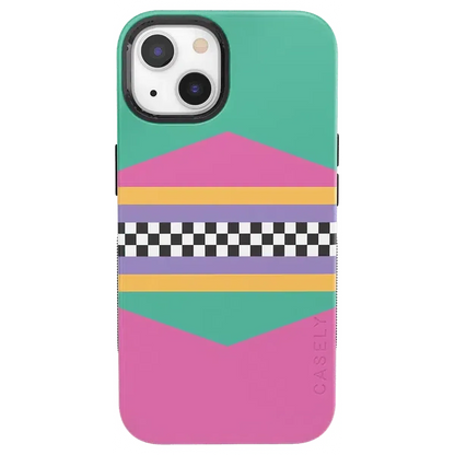 Rad Dad | 80's Colorblock Case iPhone Case get.casely Bold + MagSafe® iPhone 13