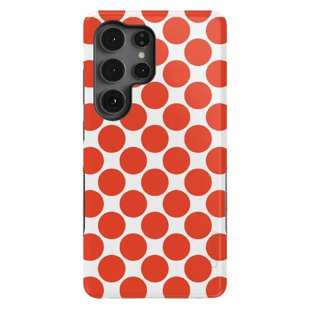Red Dots | High Contrast Design Case Phone Case Casetry Bold Flex + MagSafe® Galaxy S25 Ultra