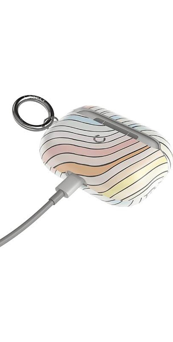 Ride The Wave | Pastel Rainbow Lined AirPods Case AirPods Case get.casely