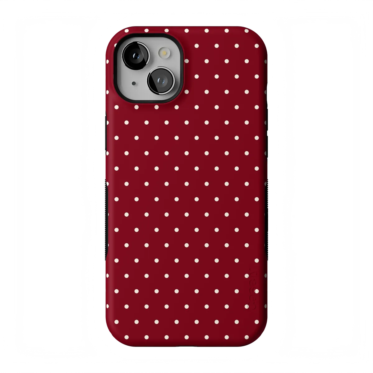 On the Dot | Maroon Polka Dot Case