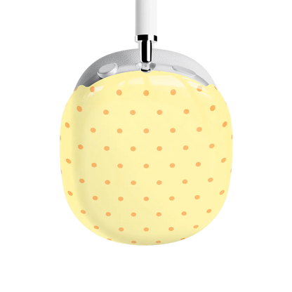 On the Dot | Yellow Polka Dot AirPods Max Case
