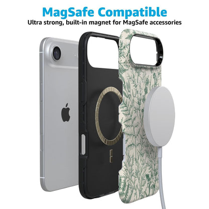 Sage Garden | Green Floral Case iPhone Case get.casely