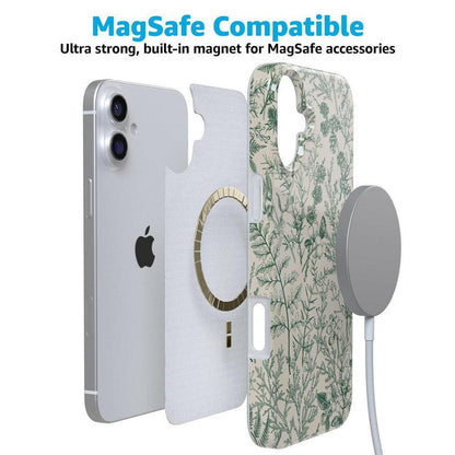 Sage Garden | Green Floral Case iPhone Case get.casely