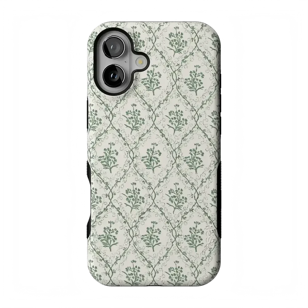Sage Tapestry | Floral Vines Case iPhone Case get.casely Bold Flex + MagSafe® iPhone 17
