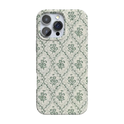 Sage Tapestry | Floral Vines Case iPhone Case get.casely Classic + MagSafe® iPhone 16 Pro Max