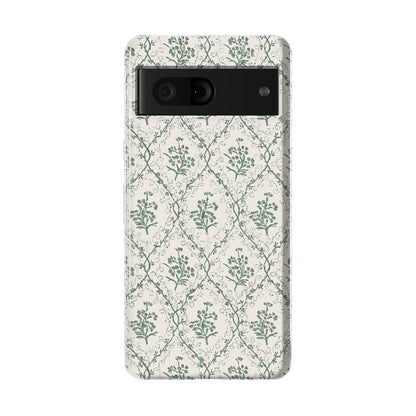 Sage Tapestry | Floral Vines Case iPhone Case get.casely Essential Google Pixel 7