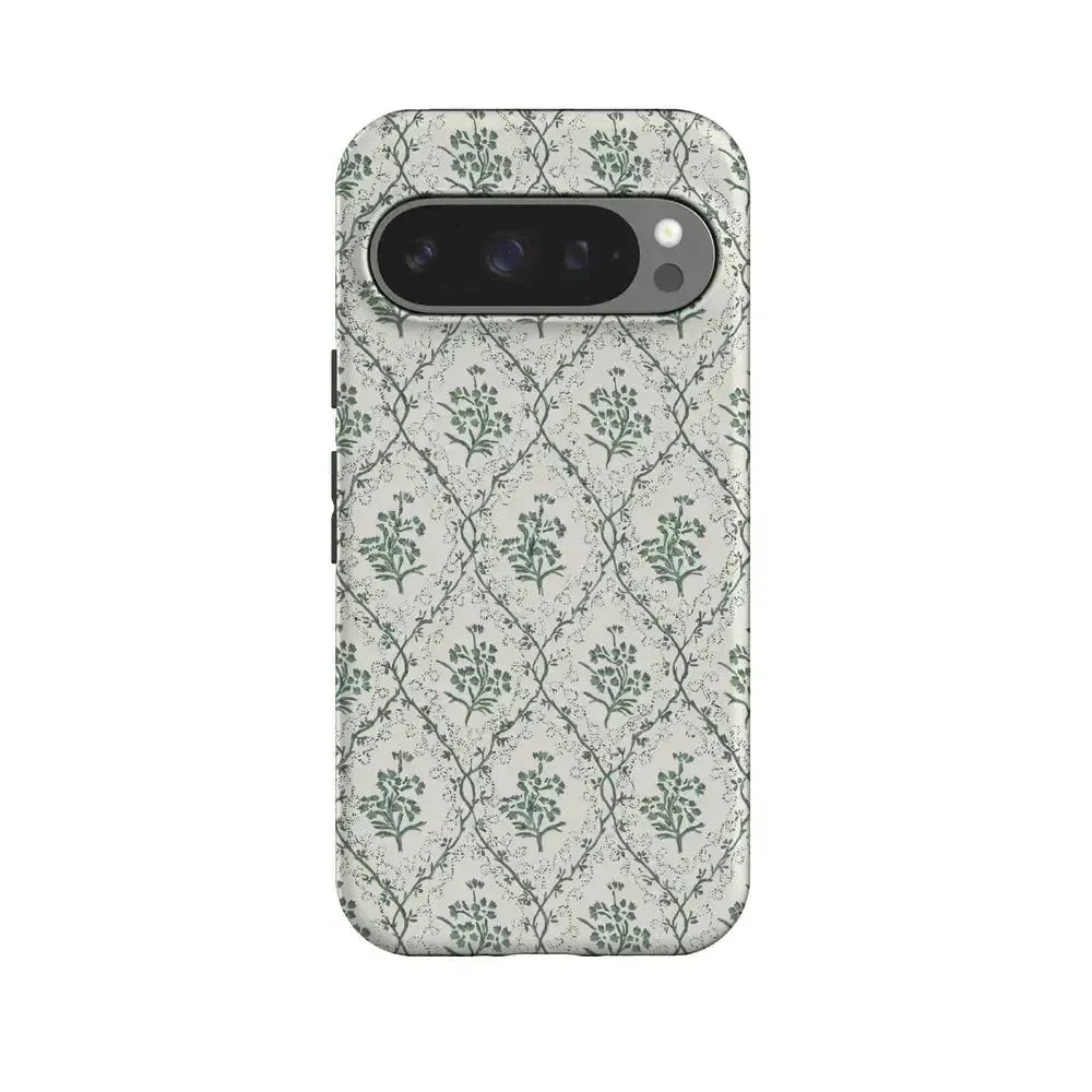 Sage Tapestry | Floral Vines Case iPhone Case get.casely Essential + MagSafe® Google Pixel 10 Pro