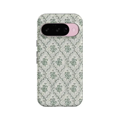 Sage Tapestry | Floral Vines Case iPhone Case get.casely Essential + MagSafe® Google Pixel 10