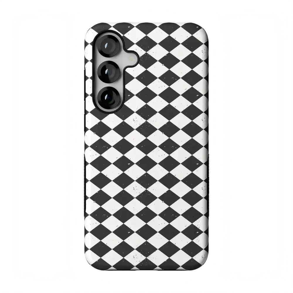 Salem's Hex | Black & White Checkered Case Phone Case get.casely Bold Flex + MagSafe® Galaxy S25 Plus