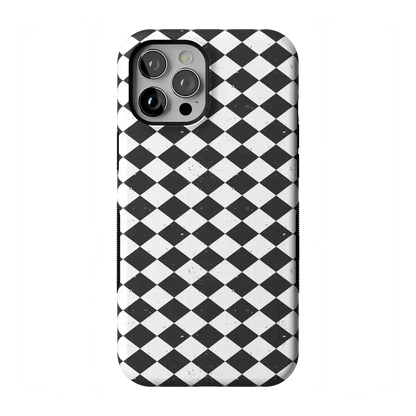 Salem's Hex | Black & White Checkered Case Phone Case get.casely Bold Flex + MagSafe® iPhone 12 Pro Max