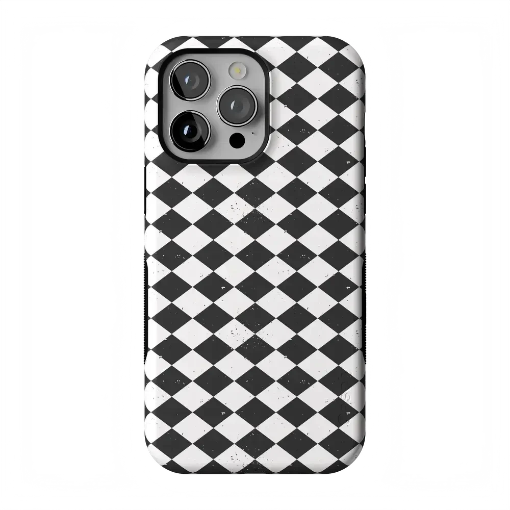 Salem's Hex | Black & White Checkered Case Phone Case get.casely Bold Flex + MagSafe® iPhone 14 Pro Max