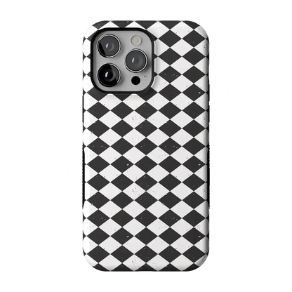 Salem's Hex | Black & White Checkered Case Phone Case get.casely Bold Flex + MagSafe® iPhone 14 Pro Max