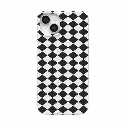 Salem's Hex | Black & White Checkered Case Phone Case get.casely Classic + MagSafe® iPhone 14 Plus