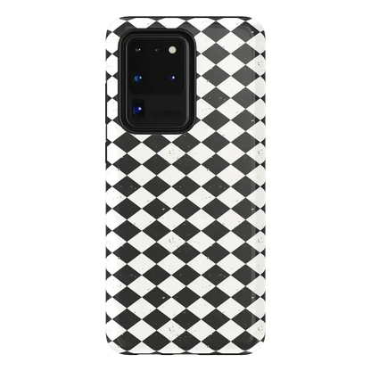 Salem's Hex | Black & White Checkered Case Phone Case get.casely Essential Galaxy S20 Ultra