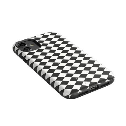 Salem's Hex | Black & White Checkered Case Phone Case get.casely