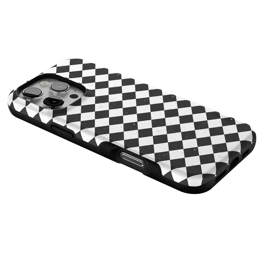 Salem's Hex | Black & White Checkered Case Phone Case get.casely