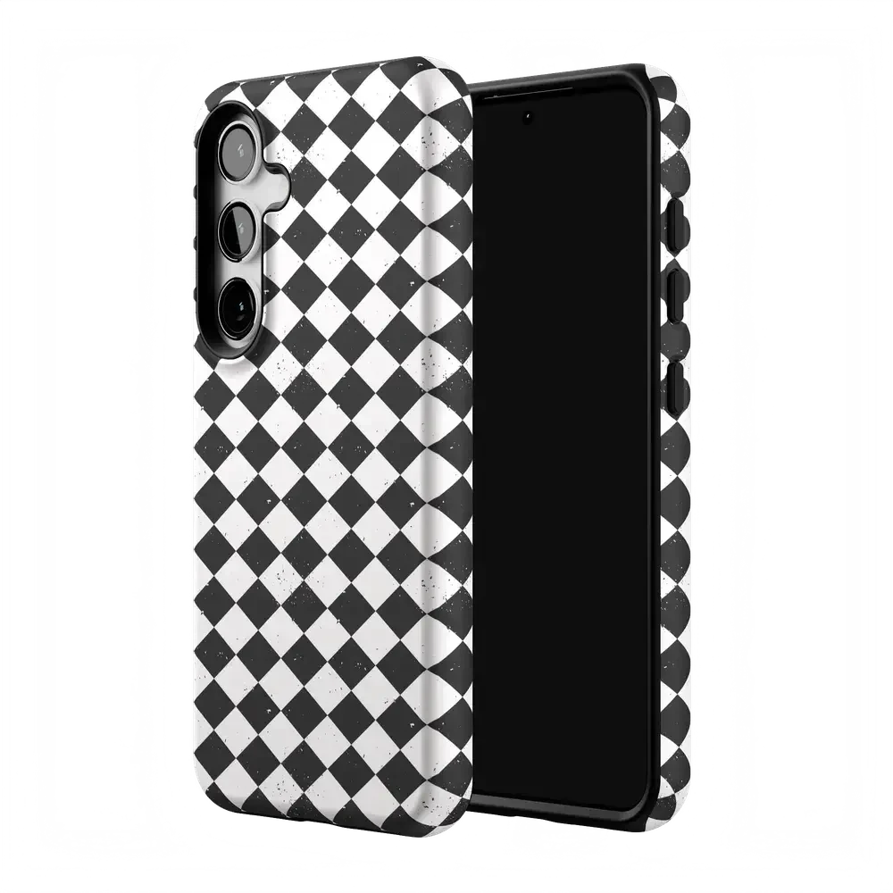 Salem's Hex | Black & White Checkered Case Phone Case get.casely
