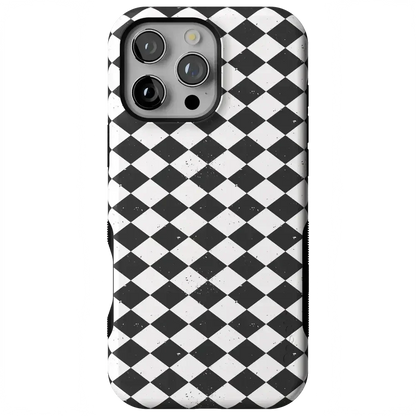 Salem's Hex | Black & White Checkered Case Phone Case get.casely