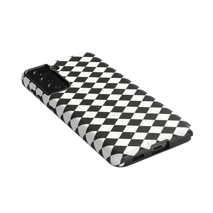 Salem's Hex | Black & White Checkered Case Phone Case get.casely