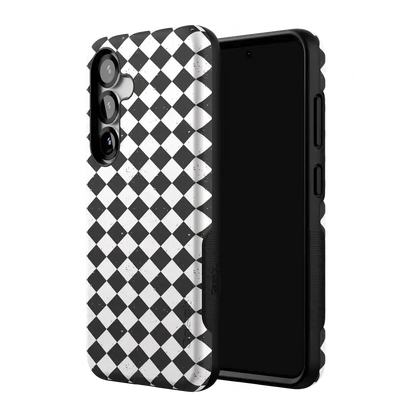 Salem's Hex | Black & White Checkered Case Phone Case get.casely
