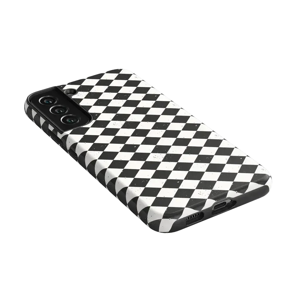 Salem's Hex | Black & White Checkered Case Phone Case get.casely