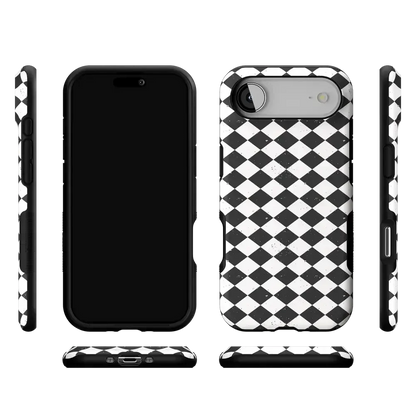 Salem's Hex | Black & White Checkered Case Phone Case get.casely