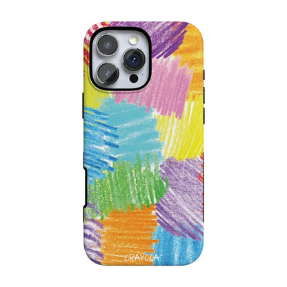 Scribble Me That | Crayola Rainbow Pencil Case iPhone Case Crayola Bold Flex + MagSafe® iPhone 16 Pro Max