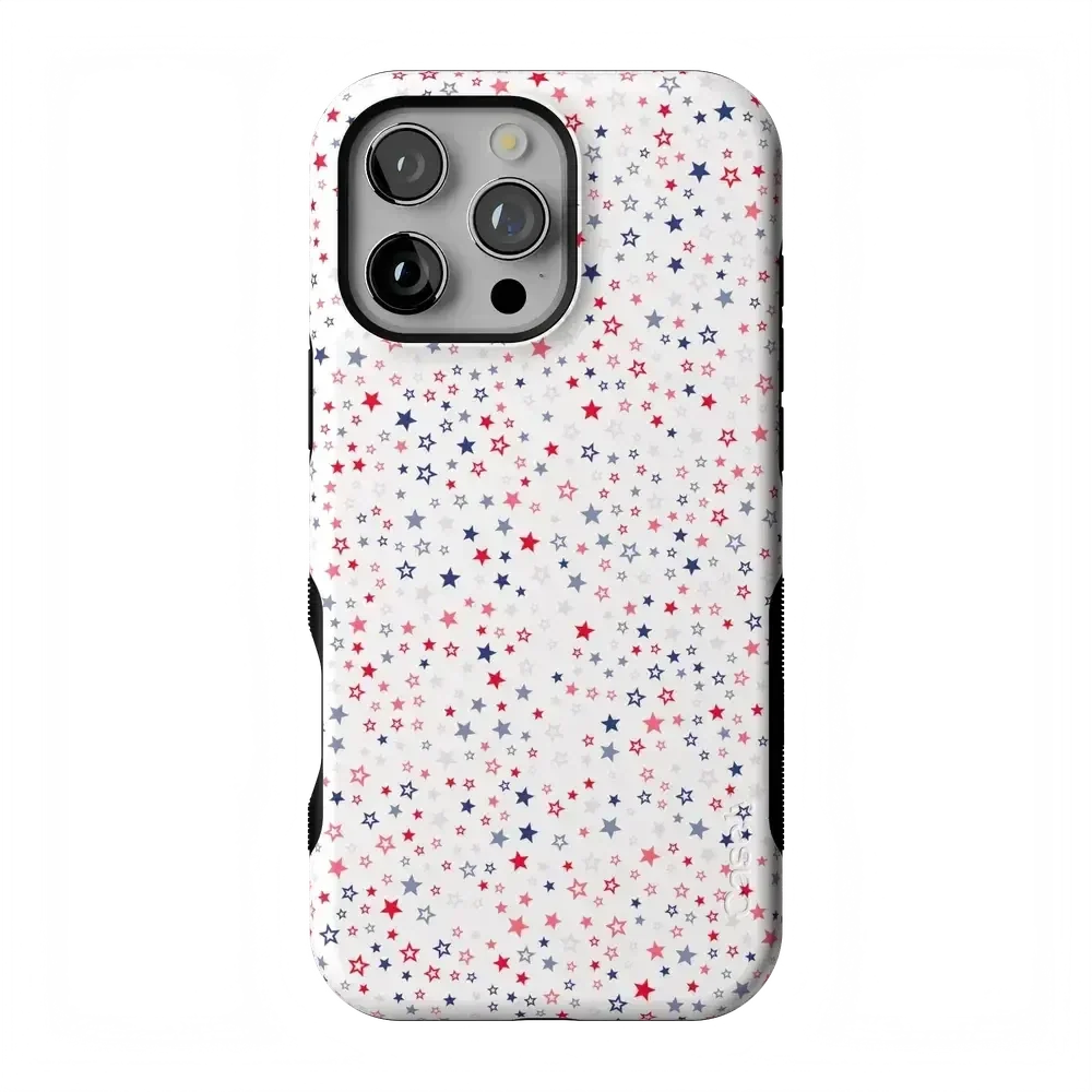 Seeing Stars | Red, White & Blue Case Phone Case Casetry Bold Flex + MagSafe® iPhone 16 Pro Max