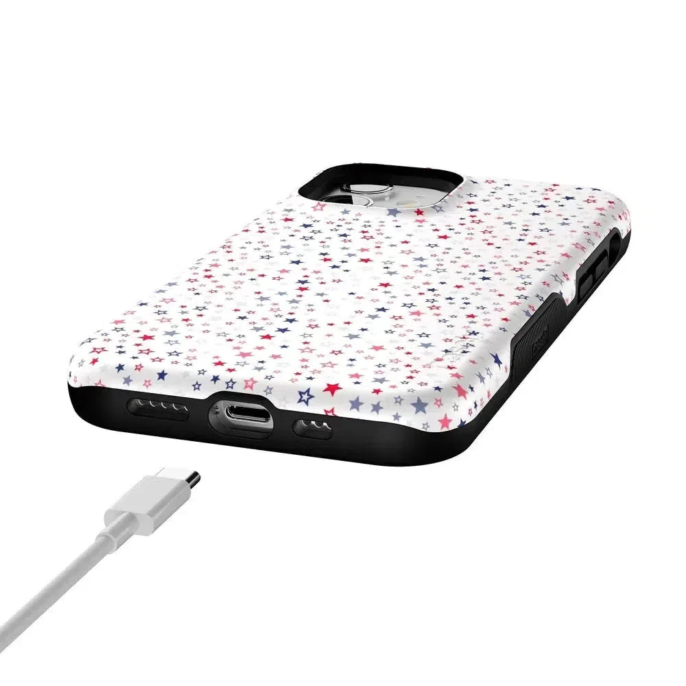 Seeing Stars | Red, White & Blue Case Phone Case Casetry